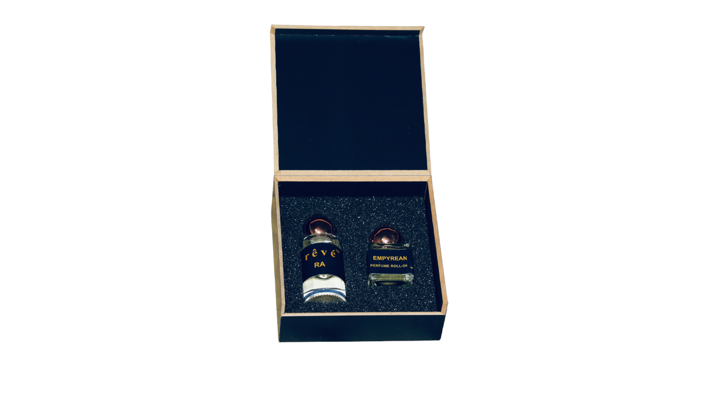 rêvé Couple Gift Pack, Ra & Empyrean Perfume Roll-on, 10ml Each